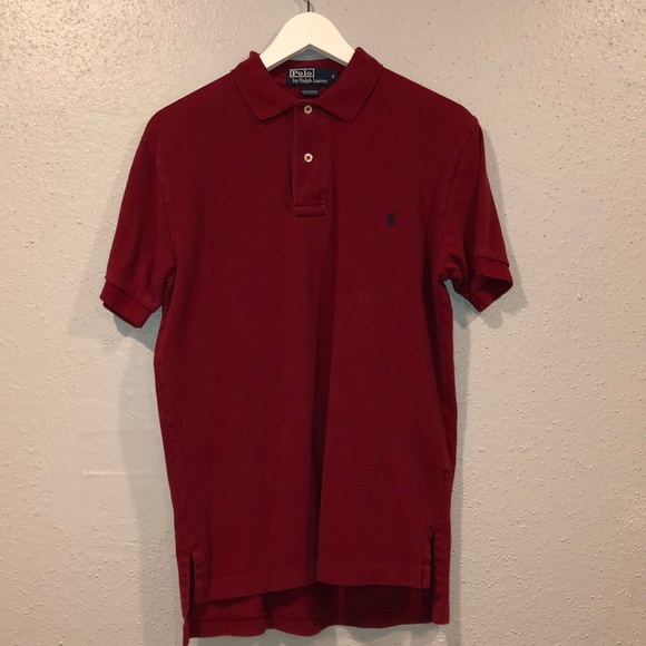 cherry red shirt